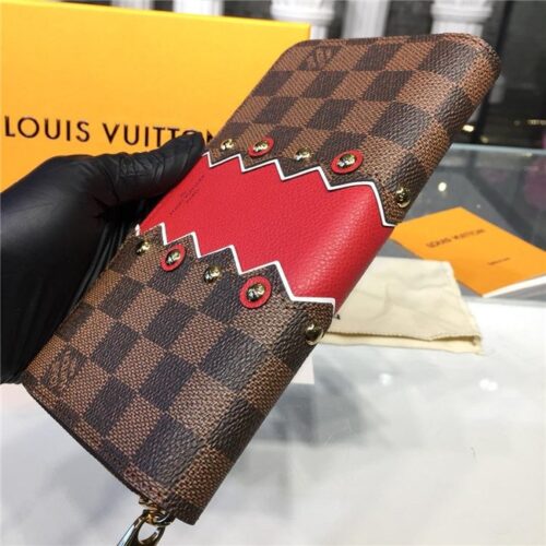 High Quality Luxury Louis Vuitton Zippy Wallet Damier Ebene Canvas product detail