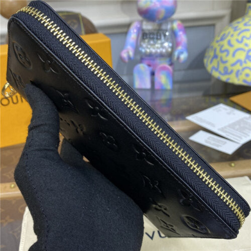 High Quality Luxury Louis Vuitton Zippy Wallet Black product detail
