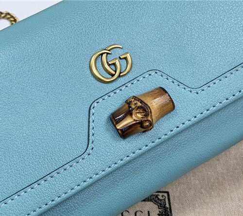 High Quality Luxury Gucci Diana Chain Wallet With Bamboo (Varied Colors) product detail