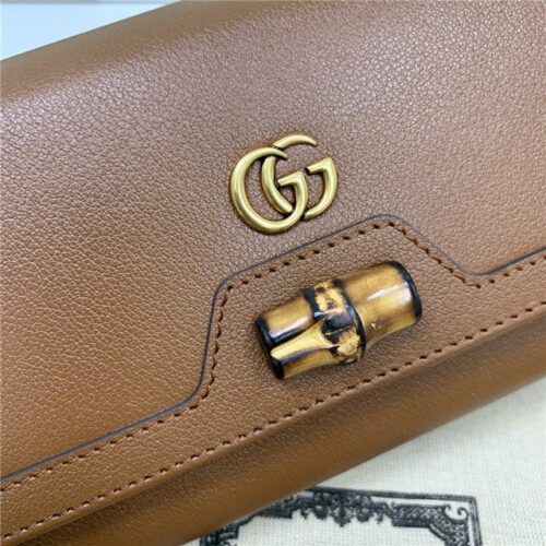 High Quality Luxury Gucci Diana Chain Wallet With Bamboo (Varied Colors) product detail