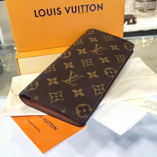 High Quality Luxury Louis Vuitton Brazza Wallet Monogram – Style 47320 product detail