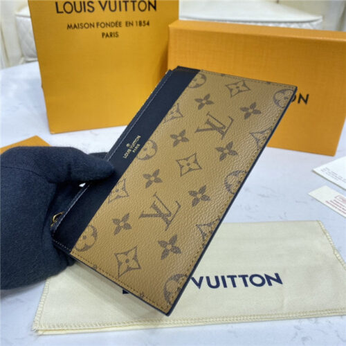High Quality Luxury Louis Vuitton Slim Purse Monogram Reverse product detail