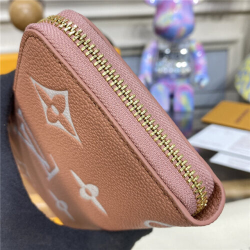 High Quality Luxury Louis Vuitton Zippy Wallet Pink/Cream product detail