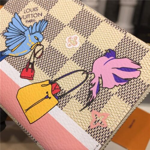 High Quality Luxury Louis Vuitton Zippy Azur Canvas Coin Purse product detail