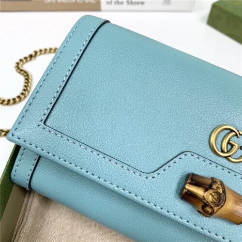 High Quality Luxury Gucci Diana Chain Wallet With Bamboo (Varied Colors) product detail