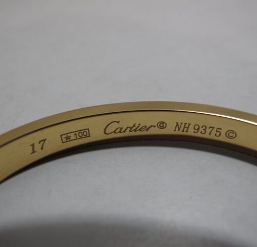 High Quality Luxury Cartier Love Bracelet Yellow Gold Full Diamonds product detail
