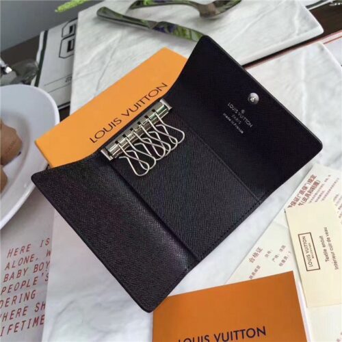 High Quality Luxury Louis Vuitton Damier Graphite 6 Key Holder product detail