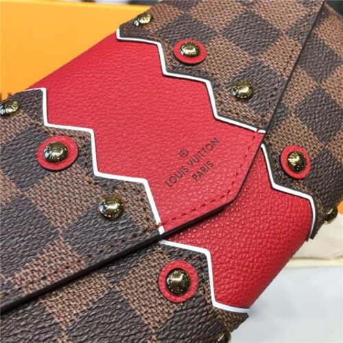 High Quality Luxury Louis Vuitton Sarah Wallet Damier Ebene Canvas product detail