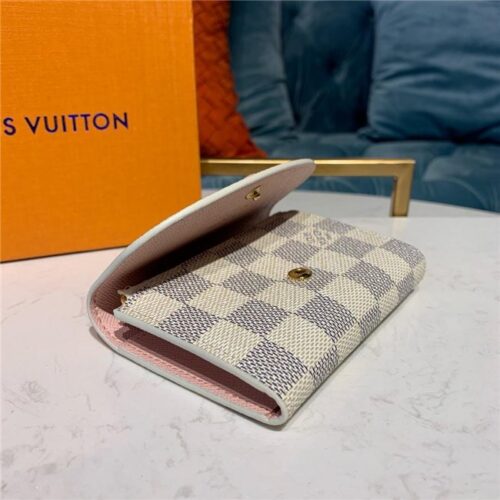 High Quality Luxury Louis Vuitton Rosalie Coin Purse Damier Azur Canvas product detail