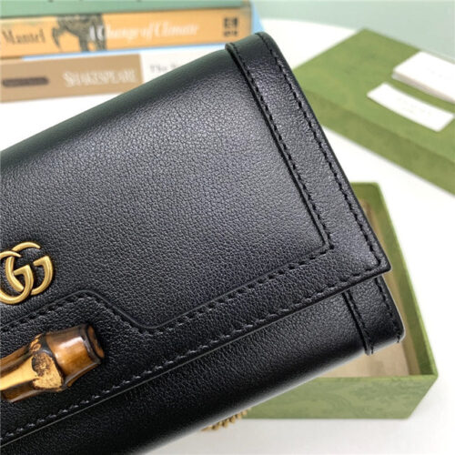 High Quality Luxury Gucci Diana Chain Wallet With Bamboo (Varied Colors) product detail