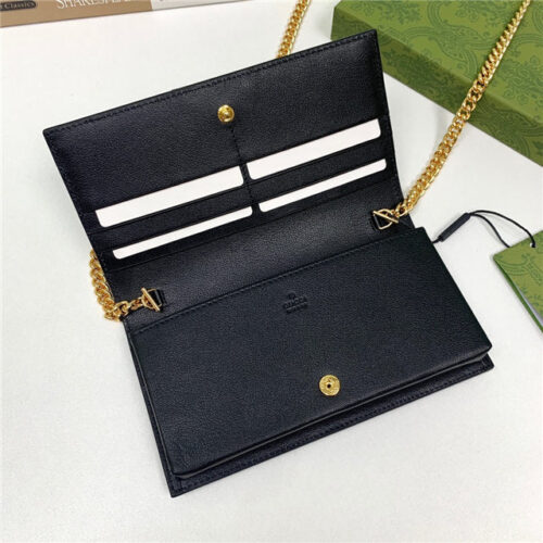 High Quality Luxury Gucci GG Wallet With Chain (Varied Colors) product detail