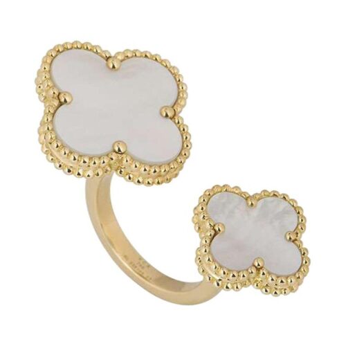 High Quality Luxury Van Cleef  Arpels Magic Alhambra Between The Finger Ring – Style 54198 alternate view