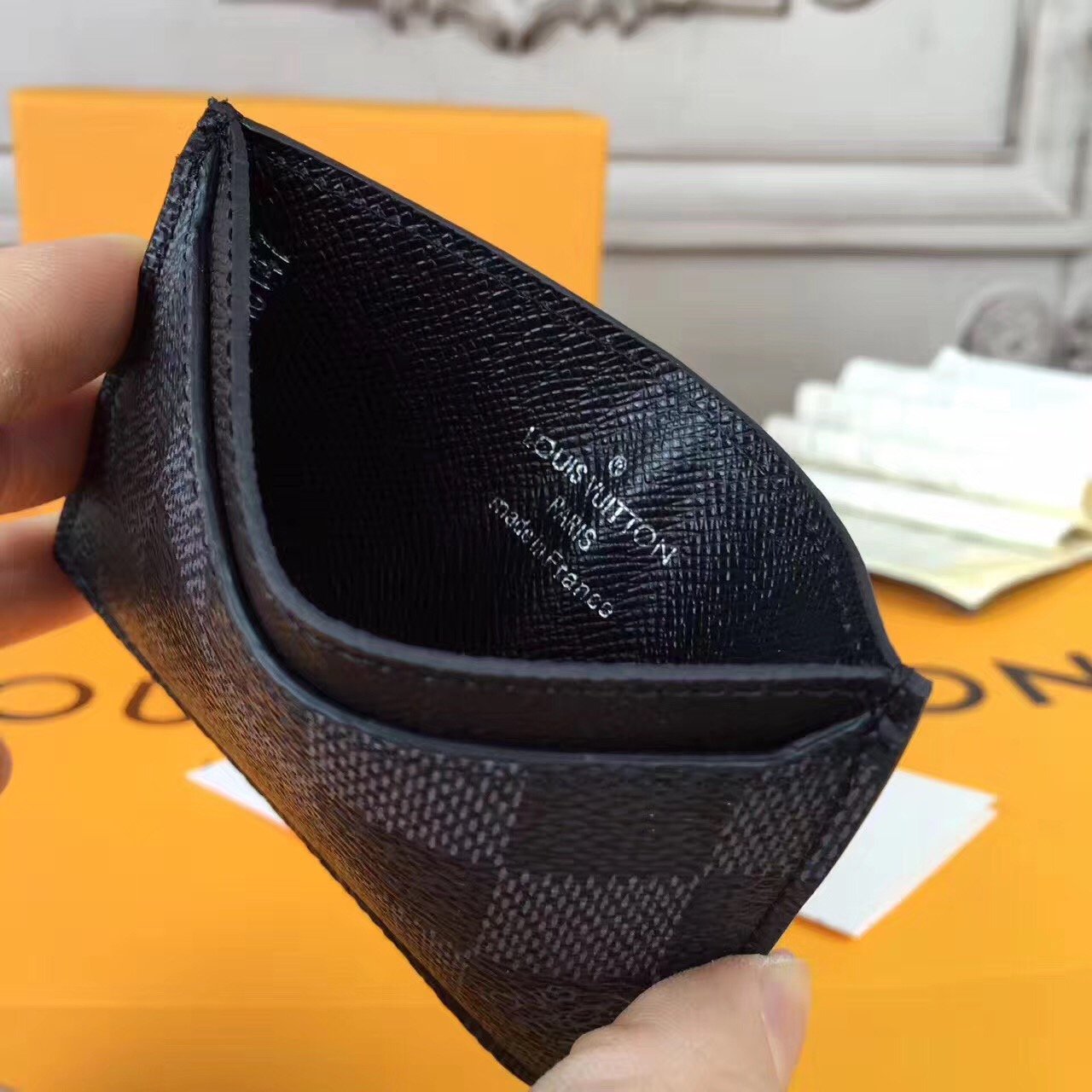 High Quality Luxury Louis Vuitton Neo Porte Cartes Damier Graphite product detail