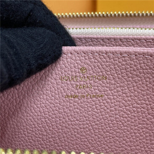 High Quality Luxury Louis Vuitton Zippy Wallet Pink product detail