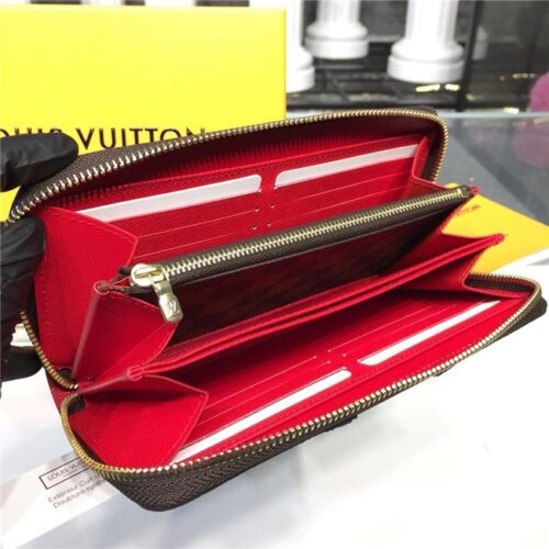 High Quality Luxury Louis Vuitton Zippy Wallet Damier Ebene Canvas product detail