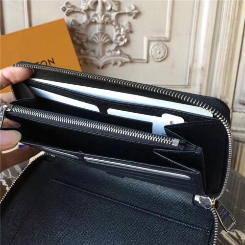 High Quality Luxury Louis Vuitton Zippy Organizer Damier Graphite Canvas product detail