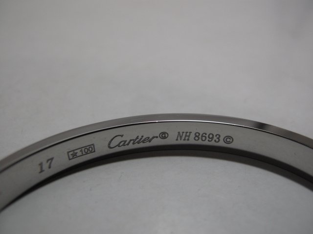 High Quality Luxury Cartier Love Bracelet Silver Full Diamonds product detail