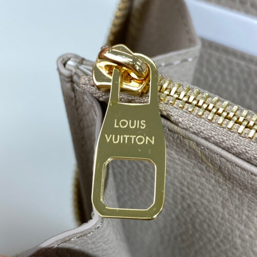 High Quality Luxury Louis Vuitton Zippy Wallet Empreinte Dove/Cream product detail