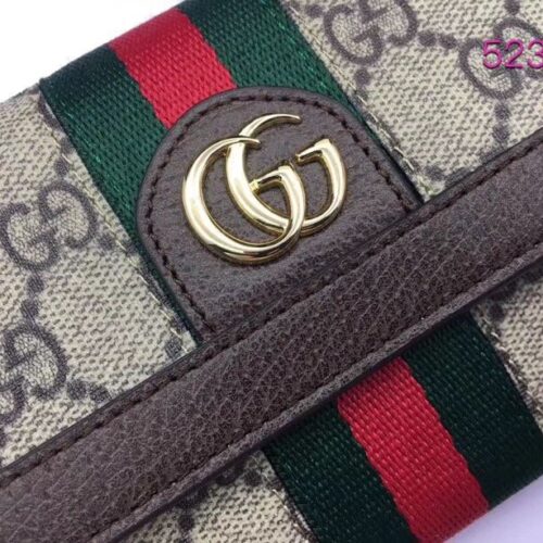 High Quality Luxury Gucci Supreme Ophidia GG Continental Wallet product detail