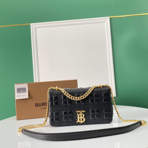 High Quality Luxury Burberry Horseferry Print Quilted Lola Bag