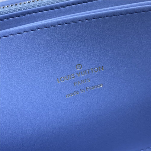 High Quality Luxury Louis Vuitton Zippy Wallet Mahina Blue product detail
