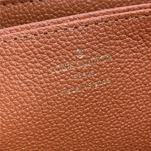High Quality Luxury Louis Vuitton Zippy Wallet Cognac Brown product detail