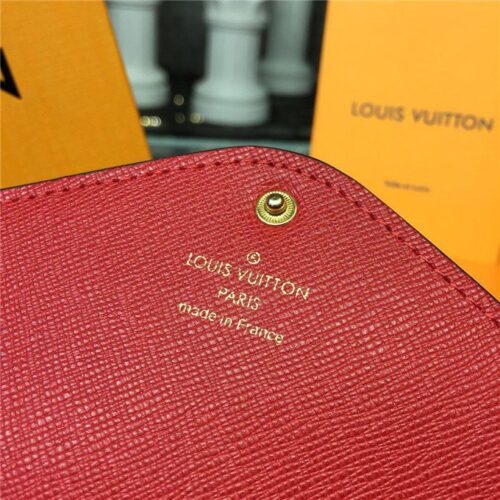 High Quality Luxury Louis Vuitton Josephine Wallet Damier Ebene Canvas Red product detail