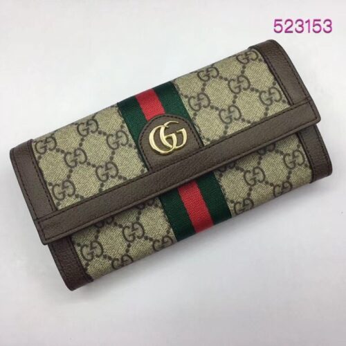 High Quality Luxury Gucci Supreme Ophidia GG Continental Wallet product detail