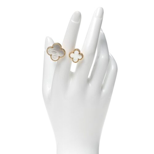 High Quality Luxury Van Cleef Arpels Magic Alhambra Between The Finger Ring – Style 54198 product detail