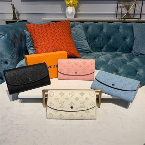 High Quality Luxury Louis Vuitton Iris Wallet Mahina (Varied Colors) product detail