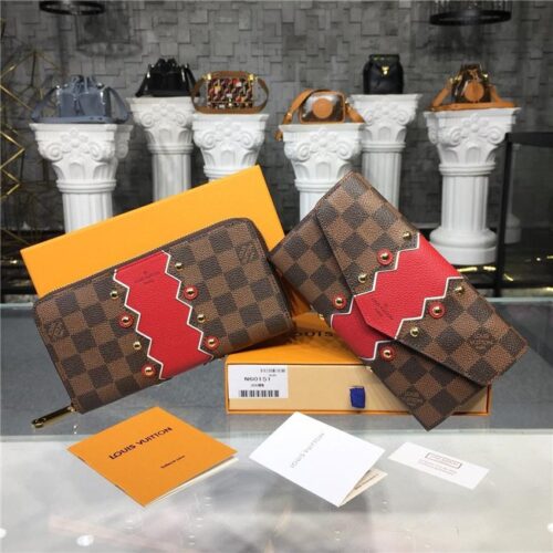 High Quality Luxury Louis Vuitton Zippy Wallet Damier Ebene Canvas product detail