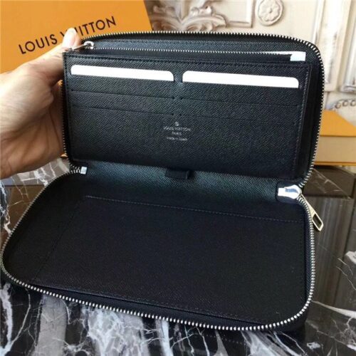 High Quality Luxury Louis Vuitton Zippy Organizer Damier Graphite Canvas product detail