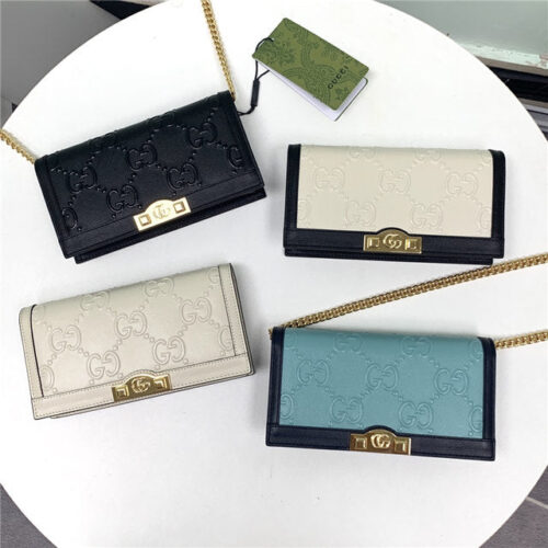 High Quality Luxury Gucci GG Wallet With Chain (Varied Colors) product detail