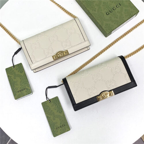 High Quality Luxury Gucci GG Wallet With Chain (Varied Colors) product detail