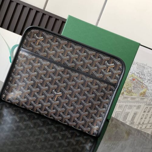 High Quality Luxury Goyard Jouvence MM Toiletry Bag Black