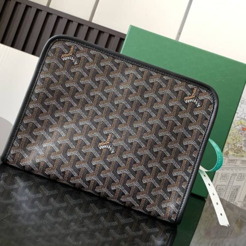 High Quality Luxury Goyard Jouvence MM Toiletry Bag Black alternate view