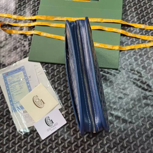 High Quality Luxury Goyard Jouvence Toiletry Bag MM Dark Blue product detail