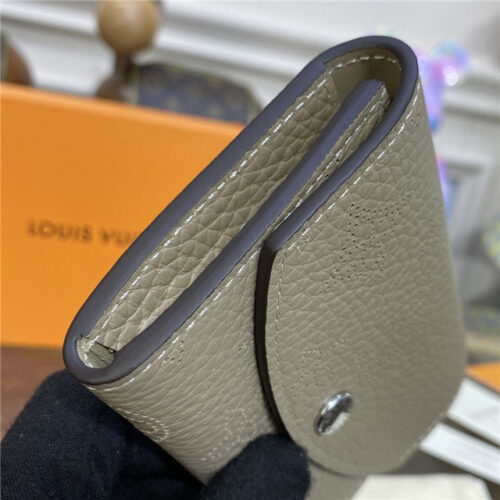High Quality Luxury Louis Vuitton Anae Coin Purse Mahina Leather Galet product detail