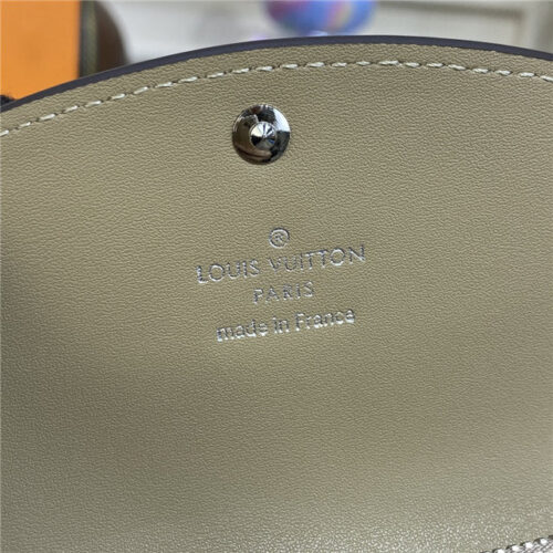 High Quality Luxury Louis Vuitton Anae Coin Purse Mahina Leather Galet product detail