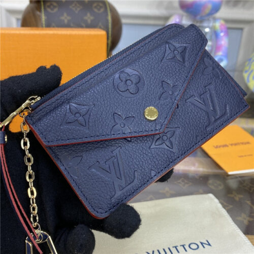 High Quality Luxury Louis Vuitton Card Holder Recto Verso Navy product detail