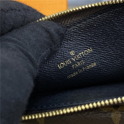 High Quality Luxury Louis Vuitton Black Card Holder Recto Verso Wallet Black product detail
