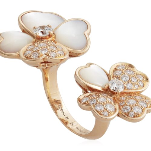 High Quality Luxury Van Cleef  Arpels Cosmos Between The Finger Ring alternate view