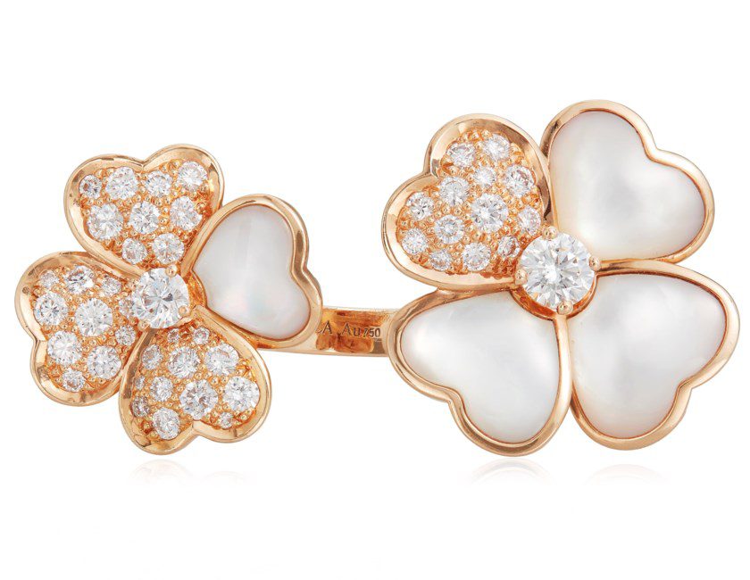 High Quality Luxury Van Cleef Arpels Cosmos Between The Finger Ring product detail