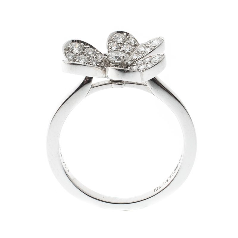 High Quality Luxury Van Cleef Arpels Frivole Ring 1 Flower product detail