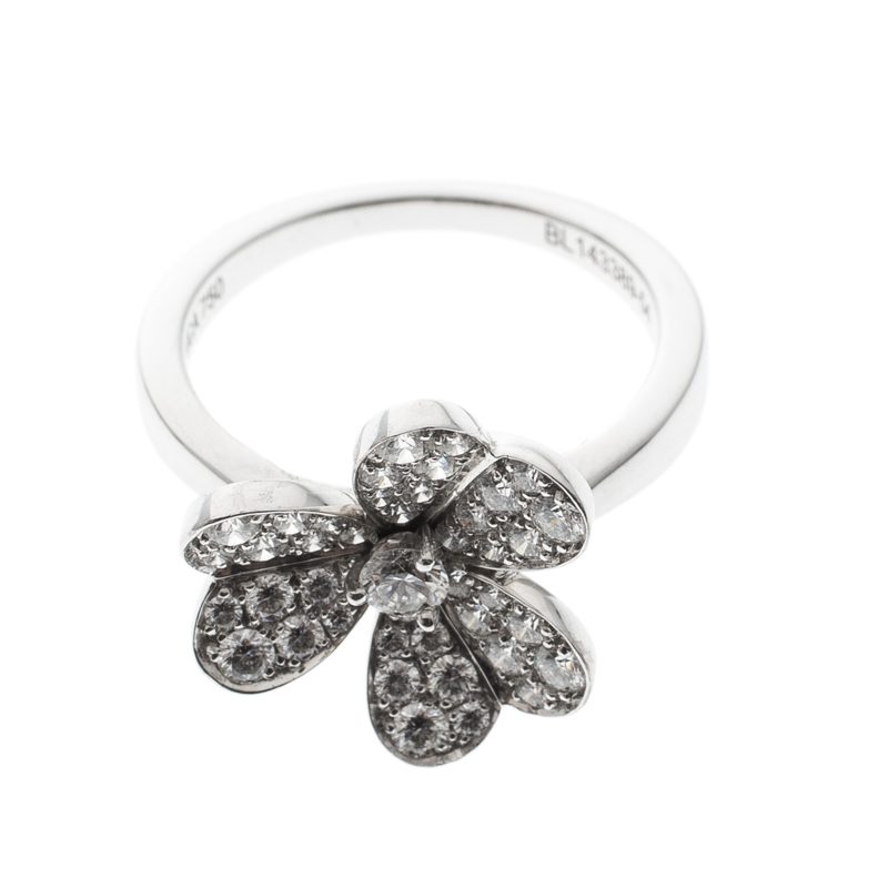 High Quality Luxury Van Cleef Arpels Frivole Ring 1 Flower product detail