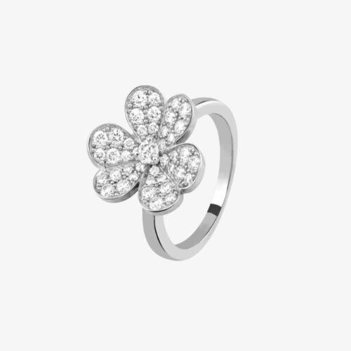 High Quality Luxury Van Cleef Arpels Frivole Ring 1 Flower