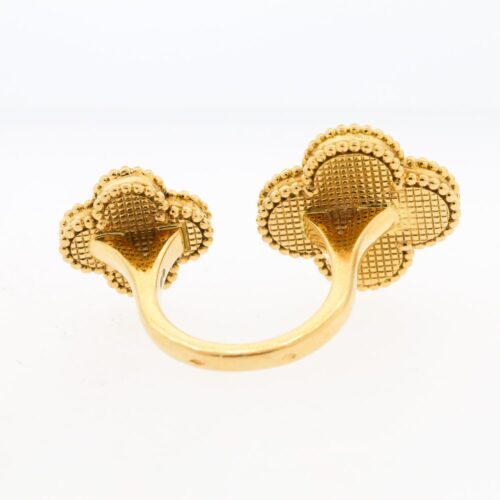 High Quality Luxury Van Cleef Arpels Magic Alhambra Between The Finger Ring product detail