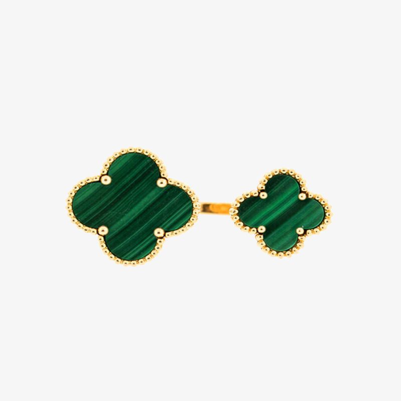 High Quality Luxury Van Cleef Arpels Magic Alhambra Between The Finger Ring
