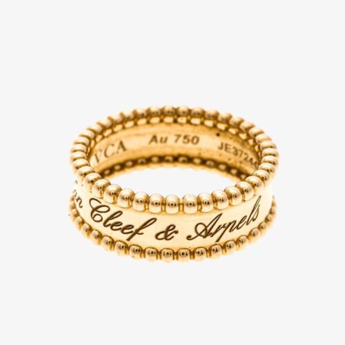 High Quality Luxury Van Cleef  Arpels Van Cleef  Arples Perlée Signature Ring