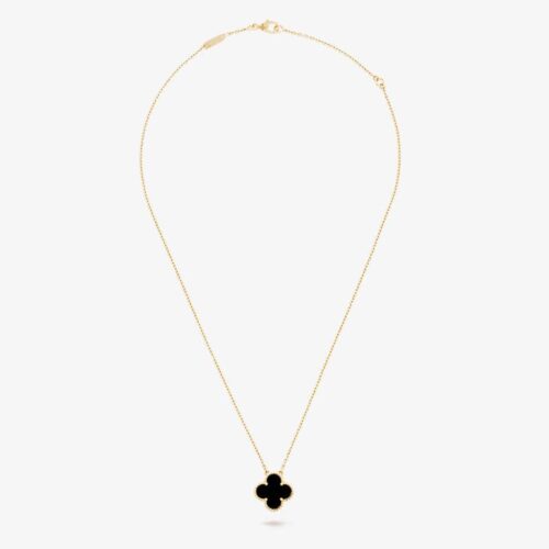High Quality Luxury Van Cleef  Arpels Vintage Alhambra Pendant Necklace